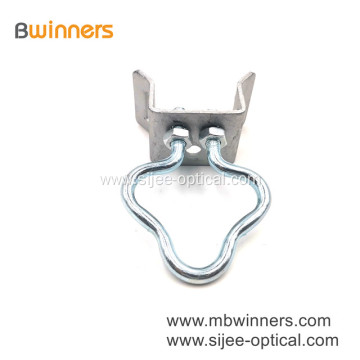 FTTH Cable Stainless Steel Material Pole Bracket
